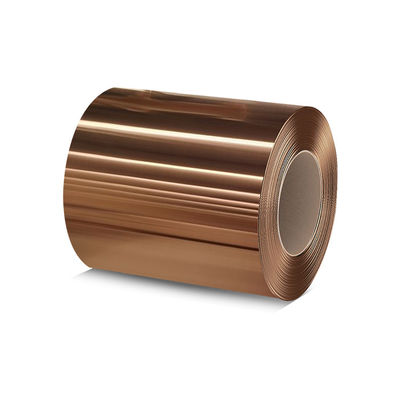 AISI 304 0.6mm Rose Gold Color Stainless Steel Coil Hailine Surface Finish