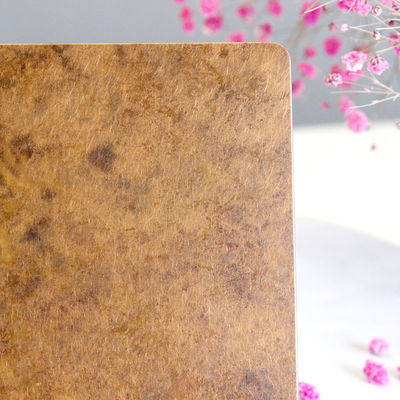 0.03mm Decorative Stainless Steel Sheet Antique Bronze Color Copper Brass Coated Clad