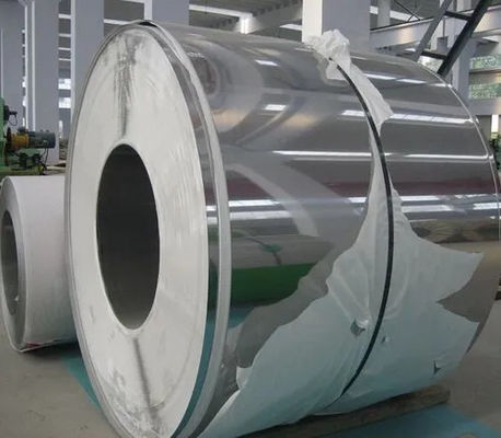 Mirror Finish Cold Rolled Stainless Steel Coil 1100mm Width 0.5mm Thickness