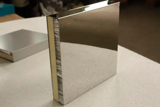 Mirror Aluminium Honeycomb Panel Outdoor 0.4-1.0mm Sound Proof