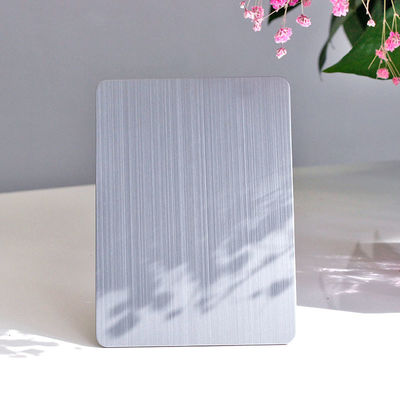 SS 304 Grade Brushed Finish Stainless Steel Sheet 3.0mm Thickness JIS Standard