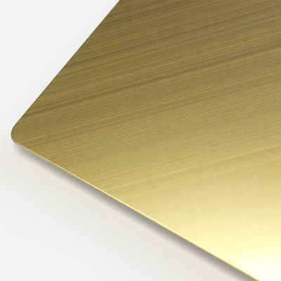 Customized Brushed Stainless Steel Decorative Plates 3.0mm Thickness