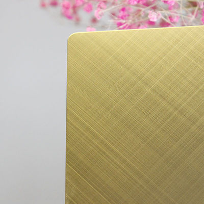 Customized Brushed Stainless Steel Decorative Plates 3.0mm Thickness
