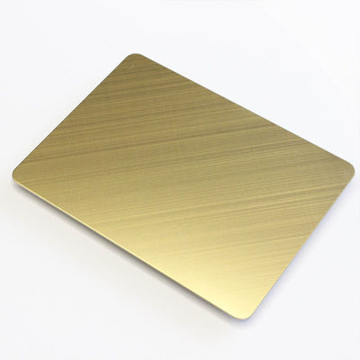 Cold Rolled Brushed Stainless Steel Plates For Living Room Background Wall