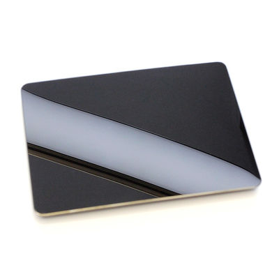 201 304 gray black coated 8K Mirror Polishing Stainless Steel Sheet for Sale