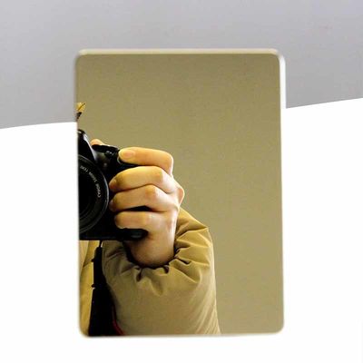 8k 304 316 Stainless Steel plate Gold Colour Mirror Finish Stainless Steel Sheet