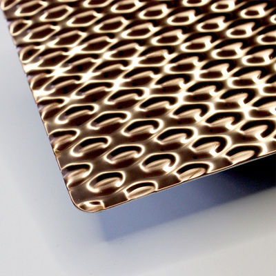 Stamped Stainless Steel Water Ripple Sheet Colored Stainless Steel Decorative Sheets