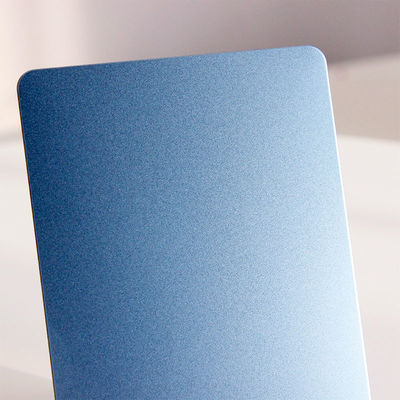 Sky Blue Color 0.8MM Thick 4x8 Stainless Steel Sandbleasting Sheet AFP Finish