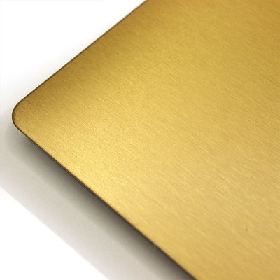 No Fingerprint 304 Brushed Stainless Steel Sheet For Wall Panel Decoration