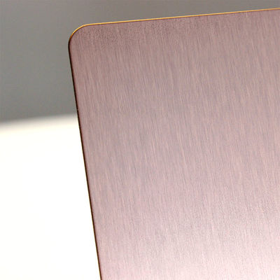 No.4 Brushed Stainless Steel Sheet 304 Grade Corrosion Resistant