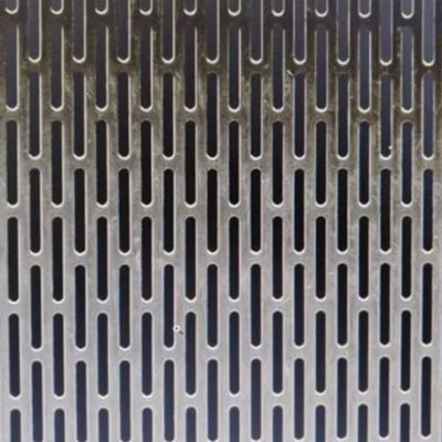 Conidur Slotted Hole Stainless Steel Perforated Metal Sheet Flexible Thin