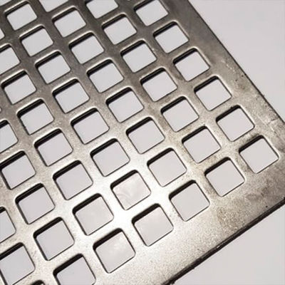 Custom 304 316 Decorative Perforated SS Sheet Metal Panels Cut To Size