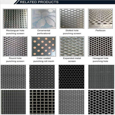 Conidur Slotted Hole Stainless Steel Perforated Metal Sheet Flexible Thin