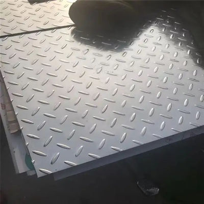 430Ss Checkered Stainless Steel Sheet Thickness 1mm Square Pattern