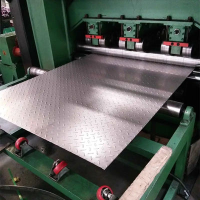 2mm 4mm Thick SS Checkered Sheet Anti Slip Stainless Steel Plate