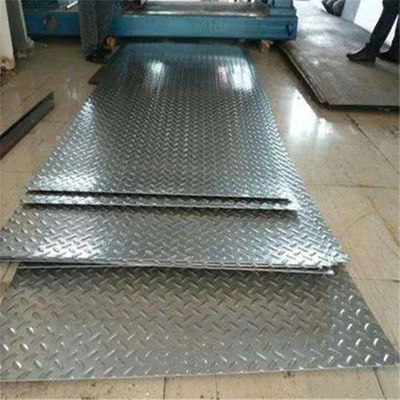 2mm 4mm Thick SS Checkered Sheet Anti Slip Stainless Steel Plate