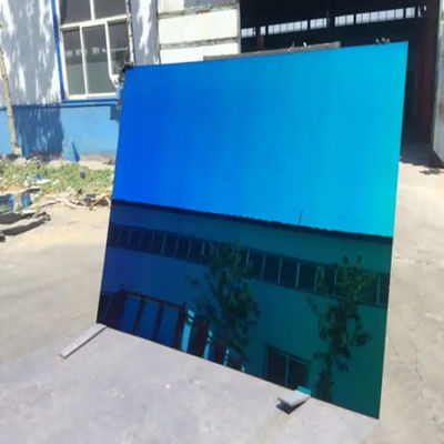 Blue 304 Mirror Finish Stainless Steel Sheet Max. Width 1500mm