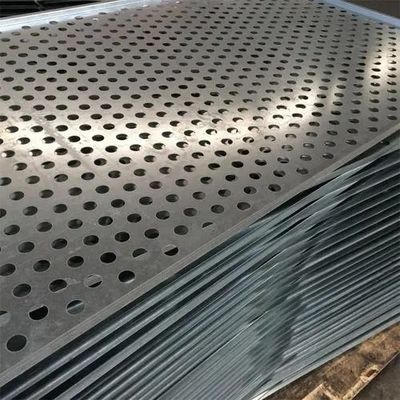 304 316 Round Hole SS Decorative Perforated Metal Sheet For Fencing