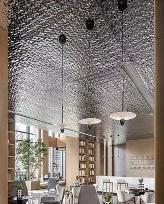 JIS Stamped Water Ripple Stainless Steel Sheet For Dining Room Walls Ceiling Panels