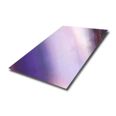 Custom 304 316 Iridescent Fancy Stainless Steel Sheet For Stunning External Metal Front Panels