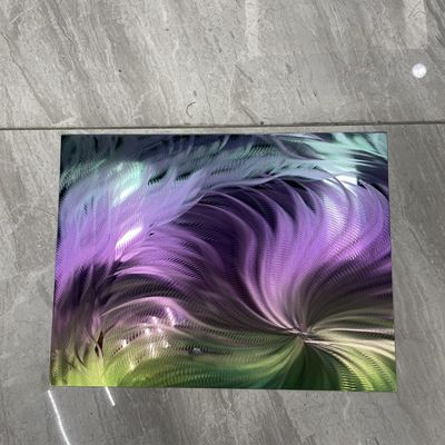 Customizable 3D Laser Stainless Steel Decorative Sheets 30mm Width