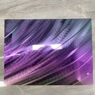 304 316 Art Pattern 3D Laser Finish Stainless Steel Decorative Sheet For Shopping Mall