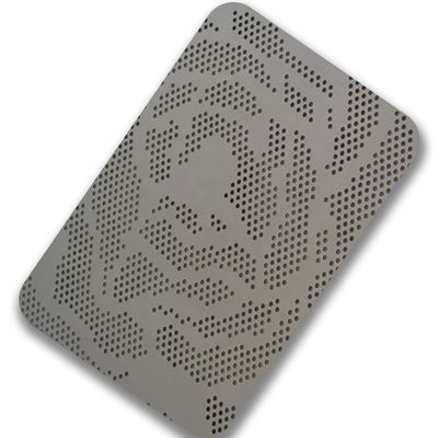 AiSi Slotted Perforated Sheet Metal Wall Decor 1.5 Mm Stainless Steel Sheet