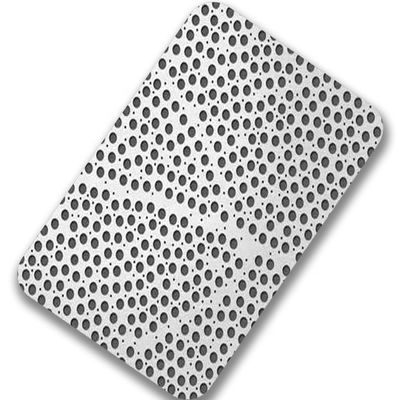 AiSi Slotted Perforated Sheet Metal Wall Decor 1.5 Mm Stainless Steel Sheet