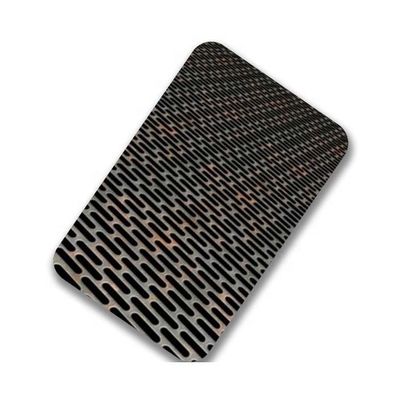 600-1500mm Width Decorative Perforated Sheet Metal ASTM Perforated Stainless Steel Plate