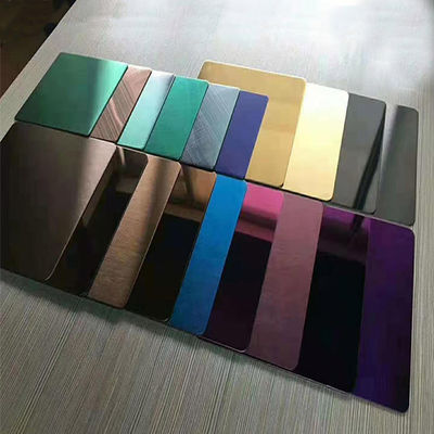 Pvd Rose Gold Decorative Mirror Polished Stainless Steel Sheet Width 1500mm