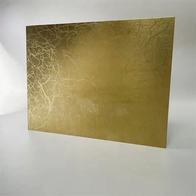 ASTM 201 304 316 Etched Stainless Steel Sheet Home Decorative