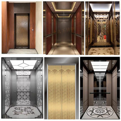 1000mm 304 Stainless Sheet Metal Gold Elevator Door Custom Stainless Steel Panels