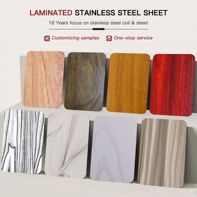 304 316 Stainless Steel Lamination Sheet Laminated Metal Steel Plate Max. Width 1500mm