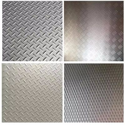 SS304 316 430 Stainless Steel Checkered Sheet Custom Cut Mesh Sheets 1500mm Width