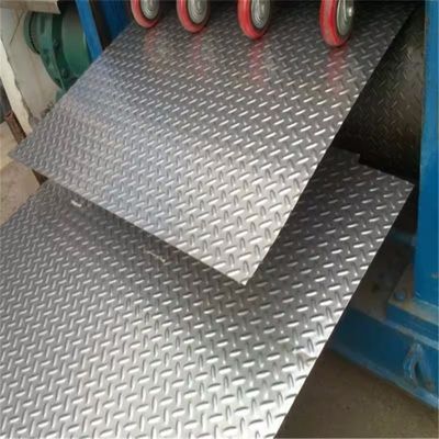 201 304 316 Floor Checker Plate 1mm 3mm Thickness Embossed Stainless Steel Sheet
