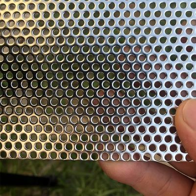 Architectural 304 Stainless Steel Perforated Sheet 3048mm Length
