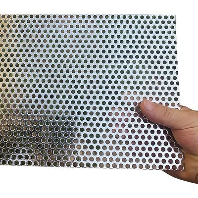 Architectural 304 Stainless Steel Perforated Sheet 3048mm Length