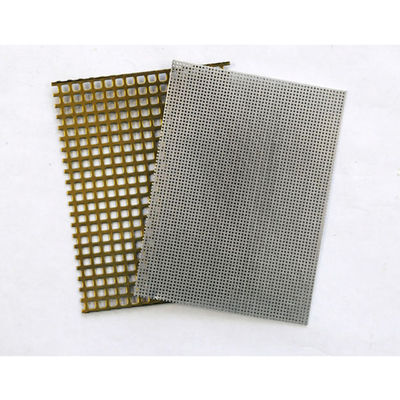 Custom Square Perforated Stainless Steel Sheet 4x8  EN Standard