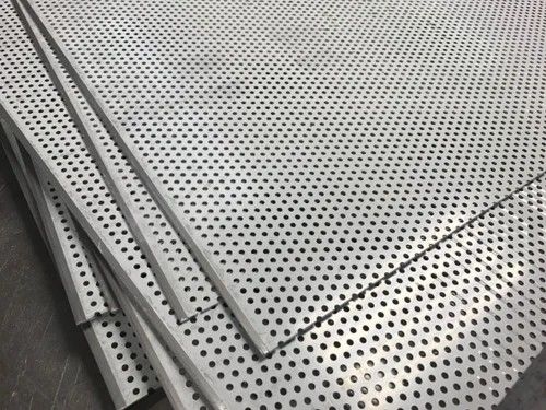 Metal 3mm Perforated Stainless Steel Sheet With Round Hole Bright Surface