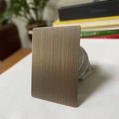 Hairline HL Brushed Finish Stainless Steel Sheet 0.5mm Thickness Stainless Steel Plate