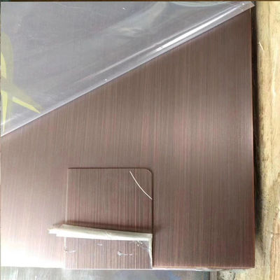 0.4mm Brushed Hl 304l Stainless Steel Sheet Hairline SS Steel Plate