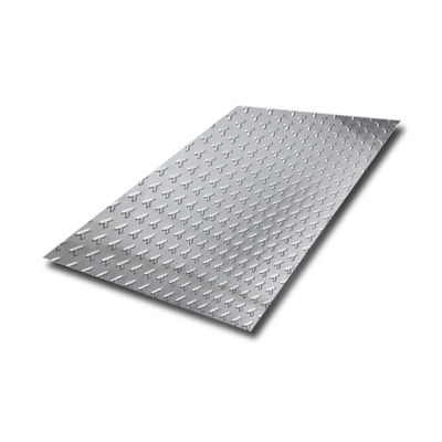 304 2mm T Patterned Stainless Steel Checkered Sheet For Building Floors