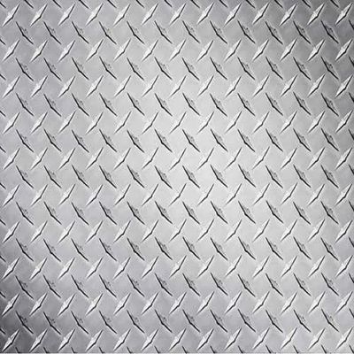 1500mm Width SS Steel Sheet 304 Stainless Steel Diamond Shaped Checkered Plates