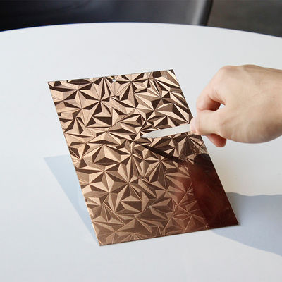 Decorative Stainless Steel Embossed Sheets Anti - Scratch 304 Ss Steel Sheet