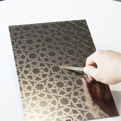 Customized Pattern Anti Scratch Stainless Steel Sheet Cut To Size DIN Standard