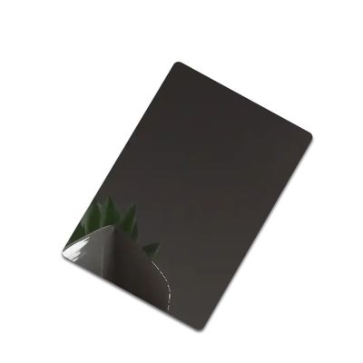 Black Mirror Finish Stainless Steel Sheet For Indoor And Outdoor Decorative Stainless Steel Plate