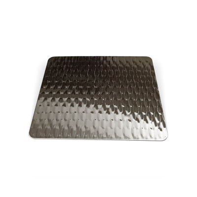 304 316 2B/BA Finish Embossing 2WL Textured Metal Plate Woven Texture Pattern Stainless Steel Sheet