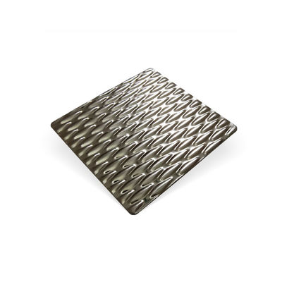 201 304 316 5wl textured stainless steel with Patterned Metal sheet for Interior and Exterior Decoratio