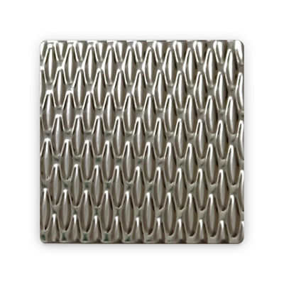 201 304 316 5wl textured stainless steel with Patterned Metal sheet for Interior and Exterior Decoratio