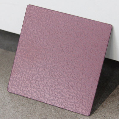 Embossed Textured Metal Sheet with Concave-Convex Pattern Customized 304 High Resolution Stainless Steel Texture